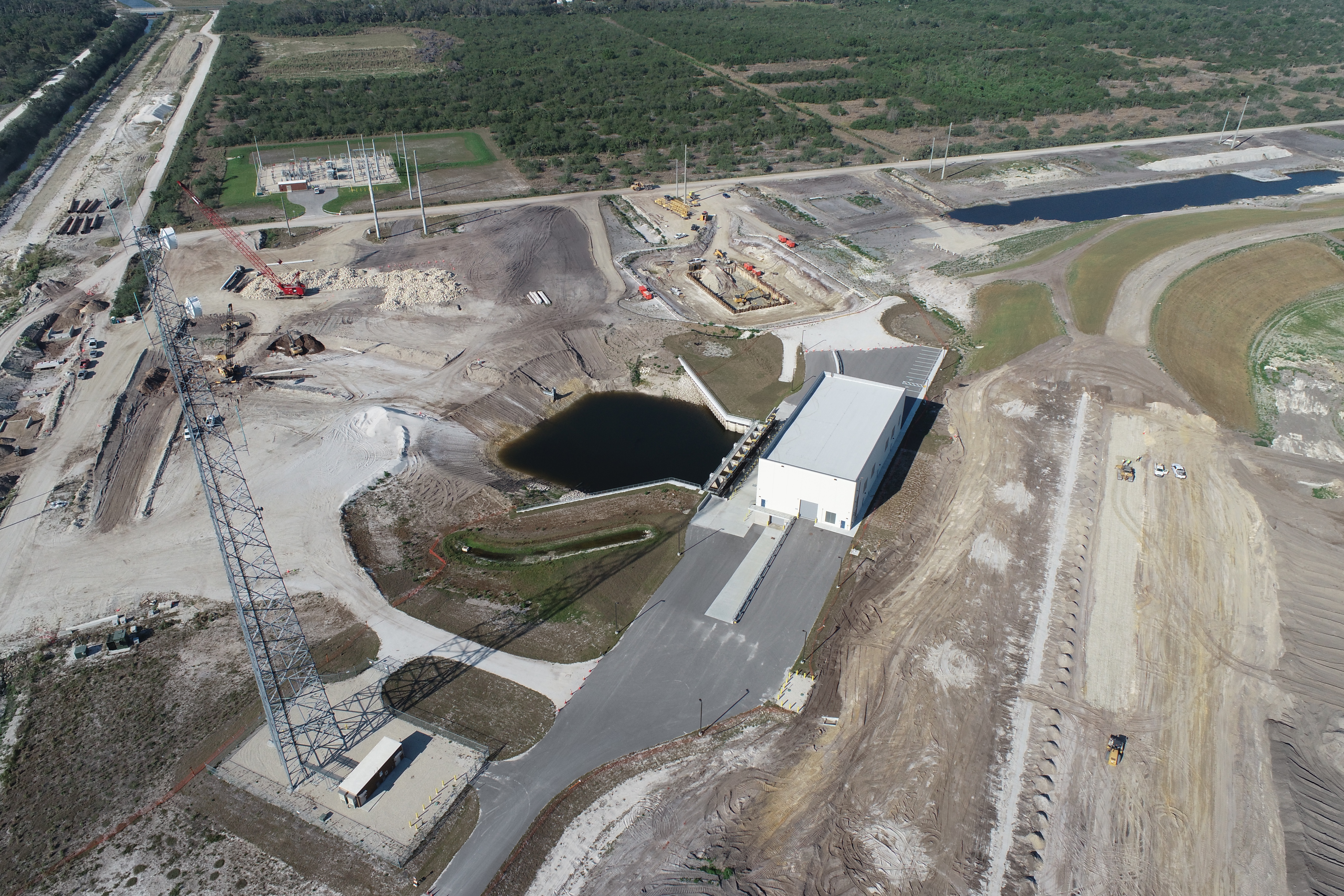 C-43 West Basin Storage Reservoir S-470 pump station where the alum injection system is proposed to be installed